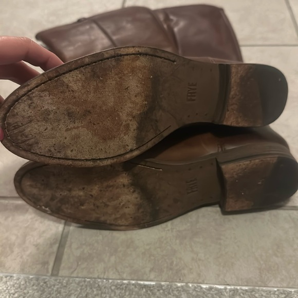 Like new! Frye Womens Cognac Riding Boots Size 8.5 Medium (B, M) - Picture 2 of 6